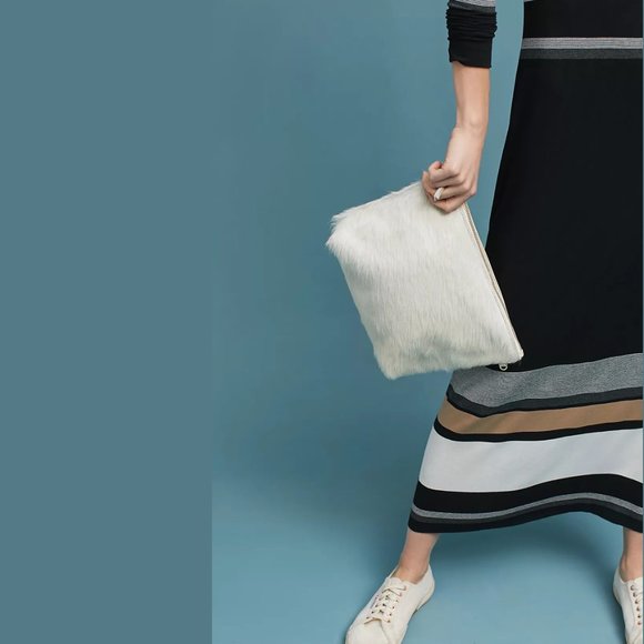 BAILEY 44 Long-Sleeve Striped Maxi Dress - Sz XS - Picture 5 of 12